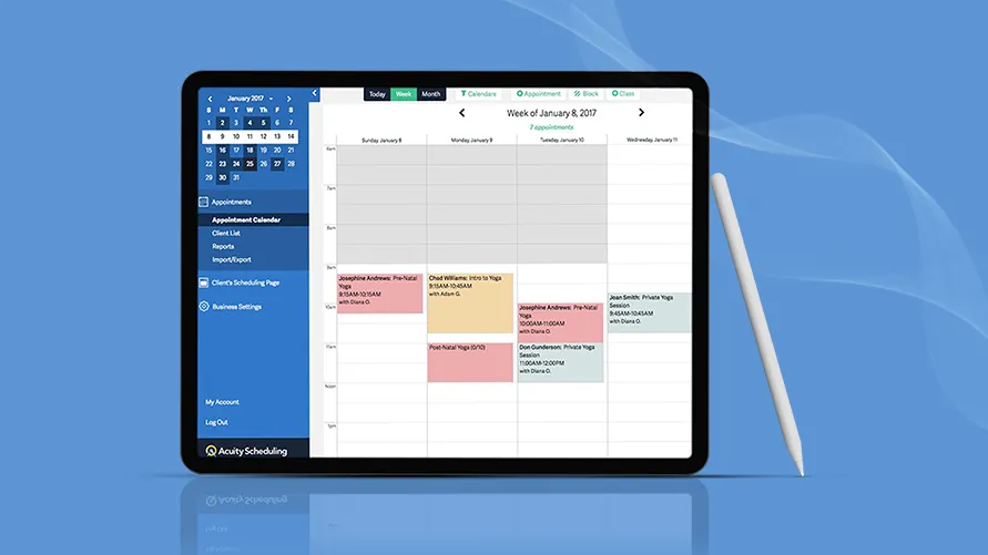 Acuity Scheduling software