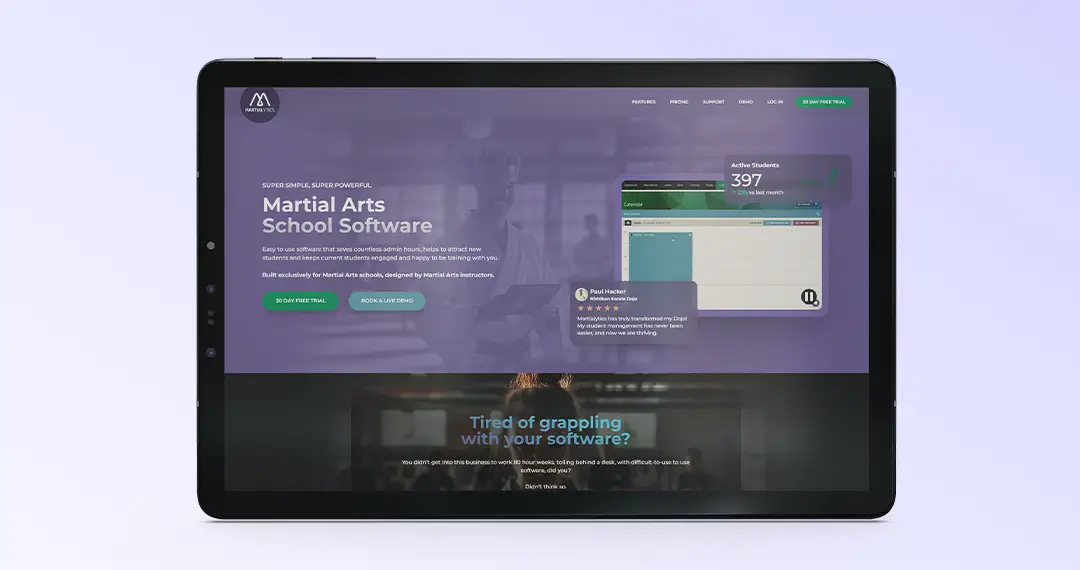 Martialytics martial arts software
