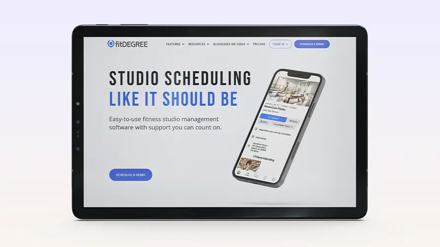 FitDegree gym mobile app