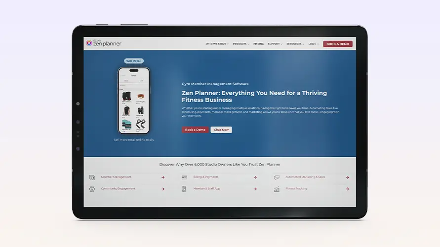 Zen planner gym mobile app