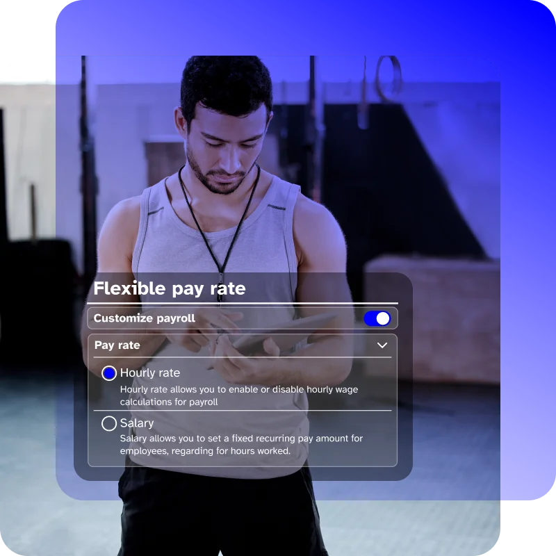 Flexible pay rate configuration with Wellyx