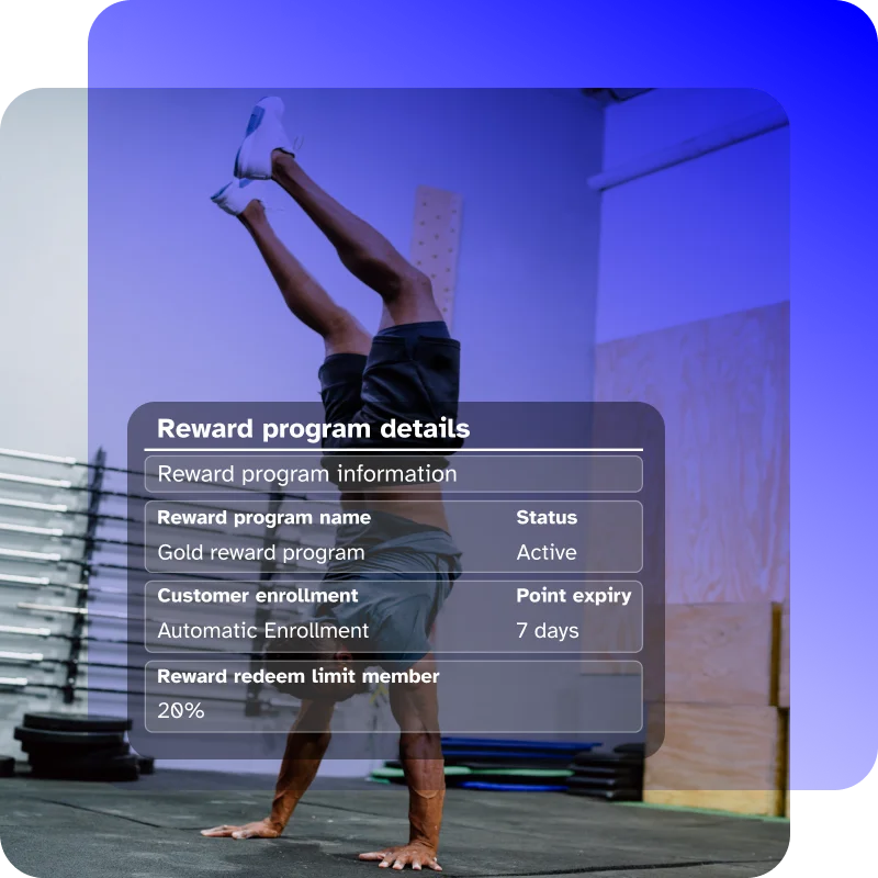 Manage rewards points on enterprise level