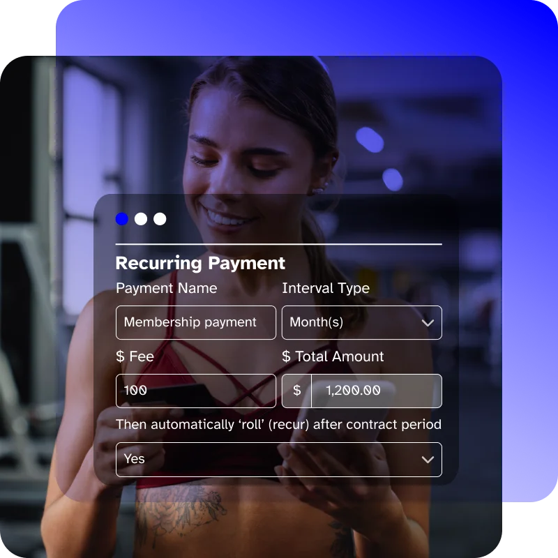 Recurring payment flexibitlity with Wellyx