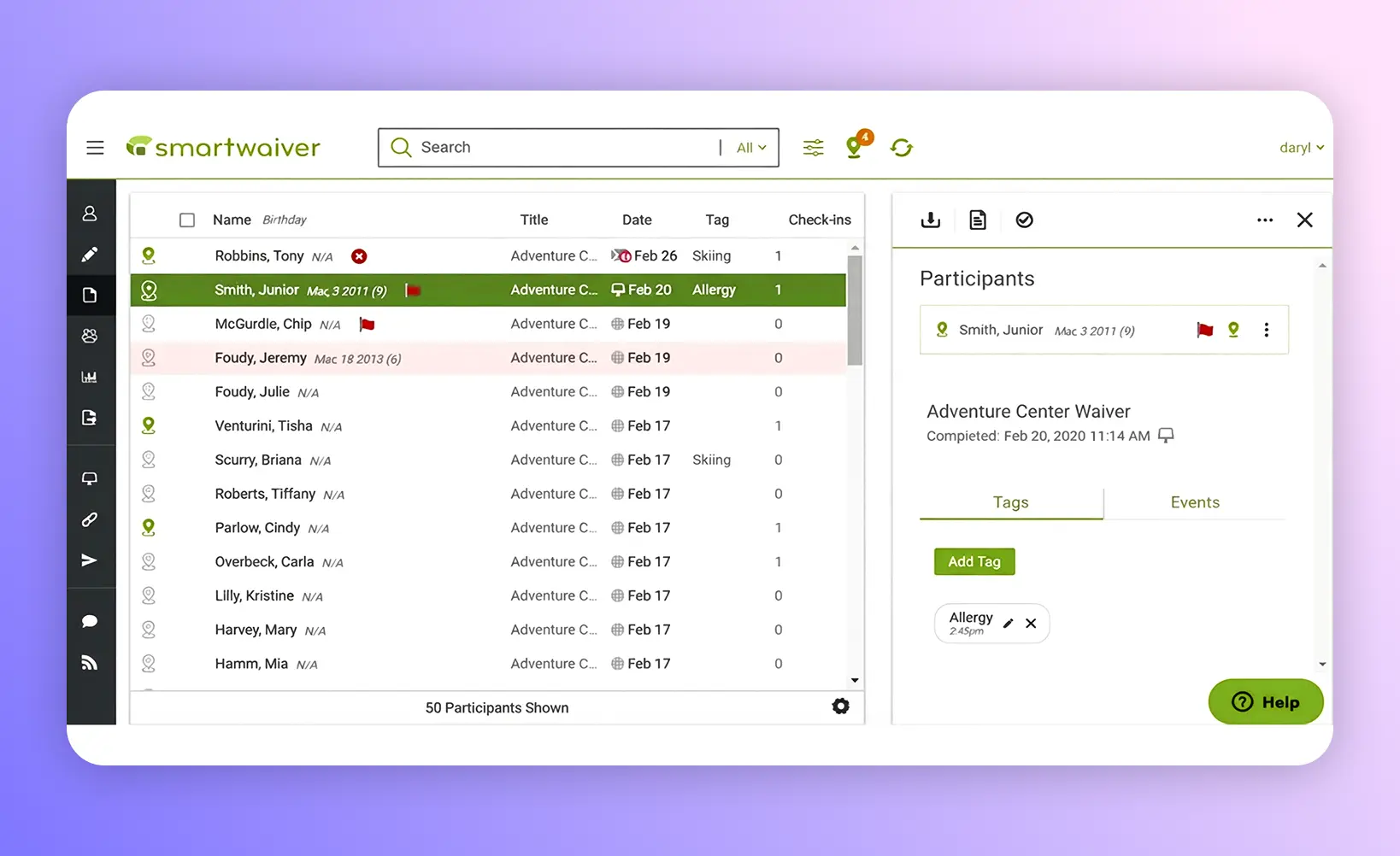 Smartwaiver waiver app for dance studios