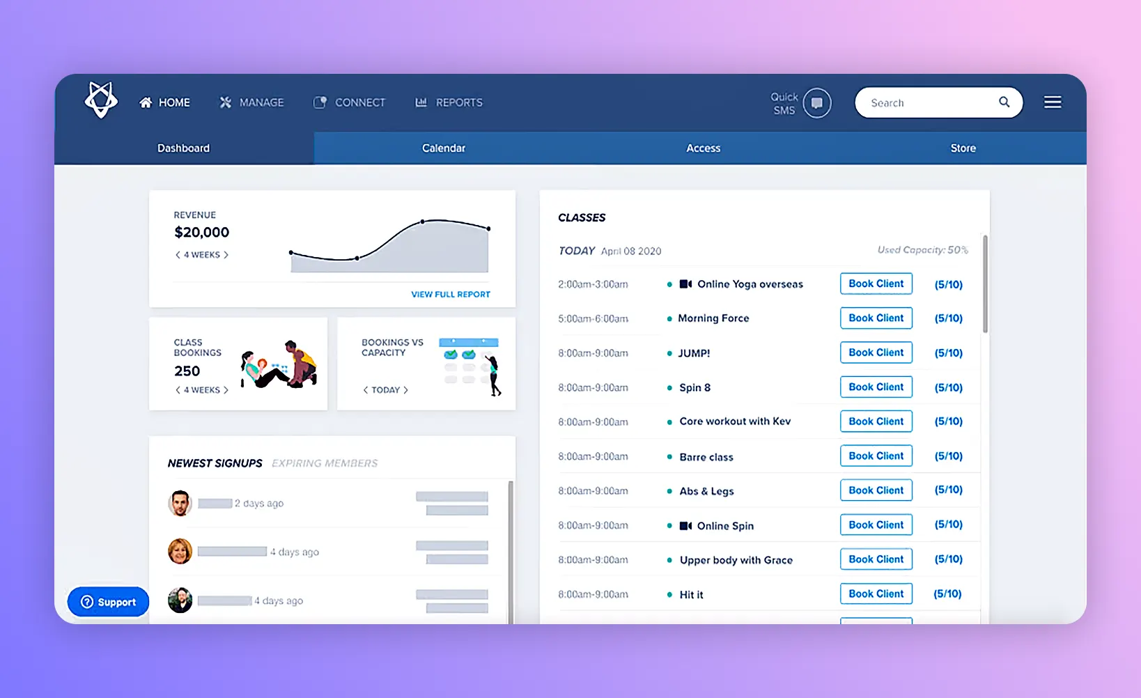Glofox fitness and gym management software