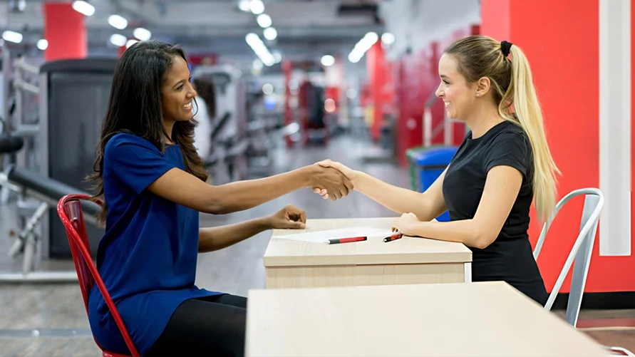 Customer service & support role in gym