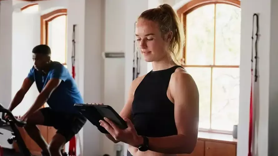 Fitness center management Data security