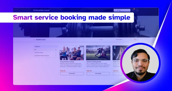 Services booking feature
