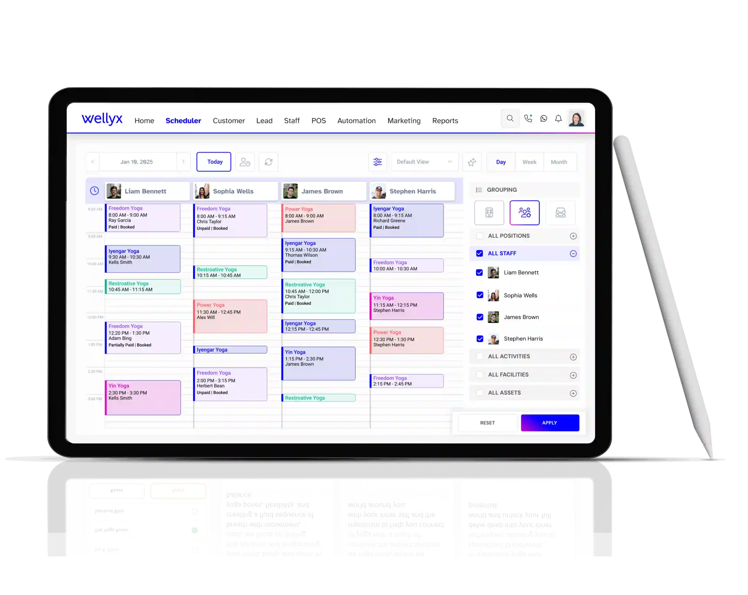 Create your staff’s schedule