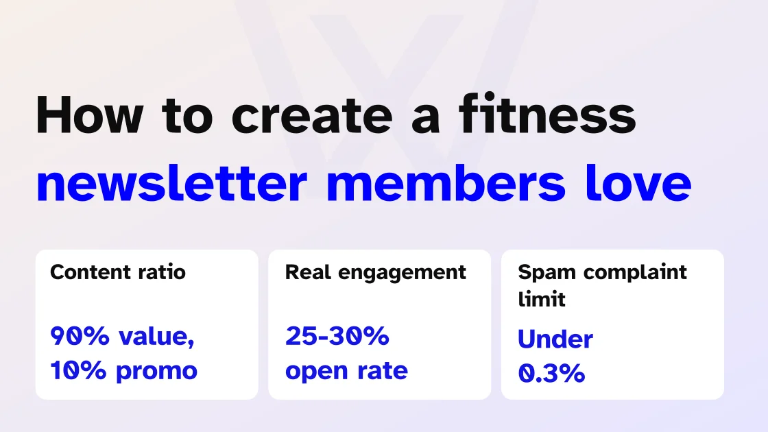 How to create a fitness newsletter