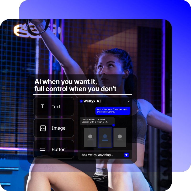 AI when-you want it, full control when you don't