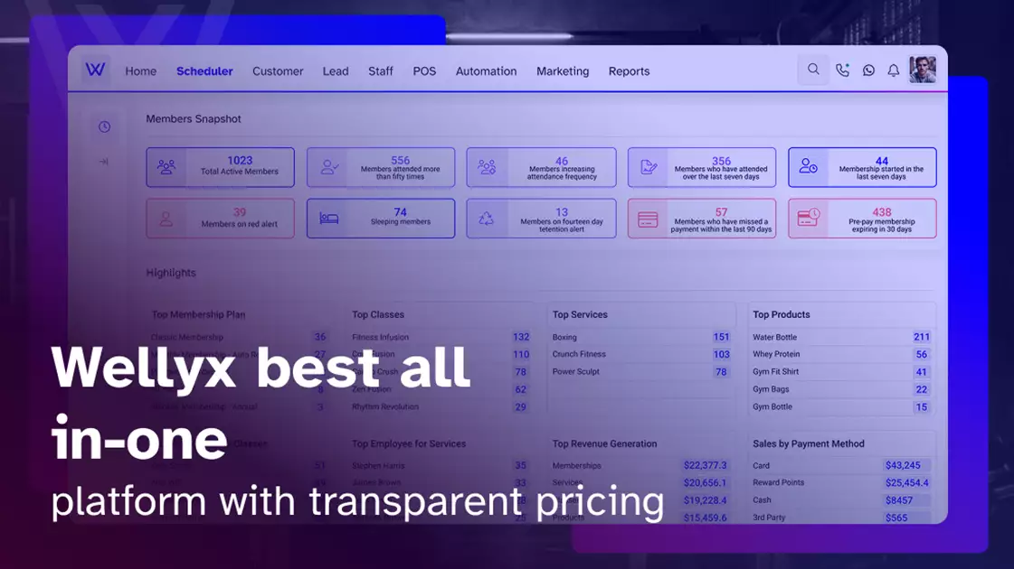 Wellyx – Best for operators who want an all-in-one platform