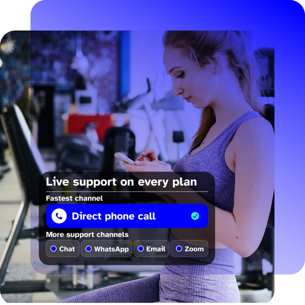 Gymdesk vs Wellyx support channels