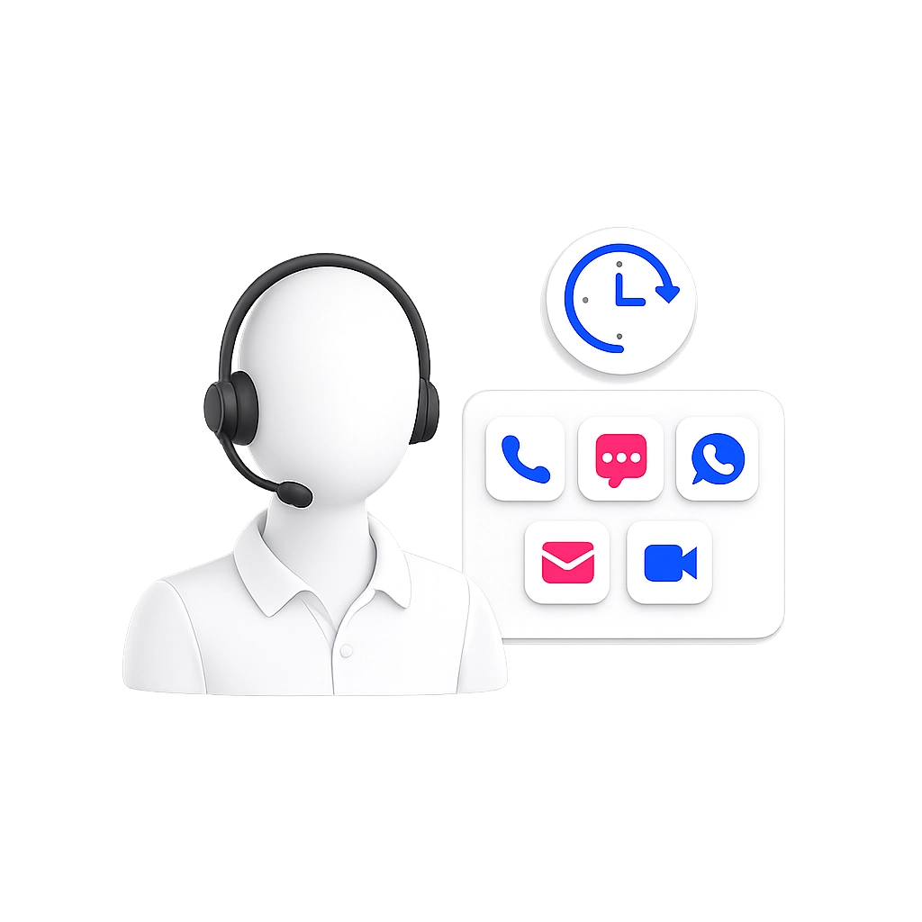 24 hours human support with Wellyx