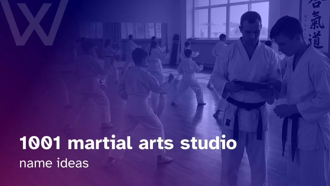1001 martial arts studio name ideas